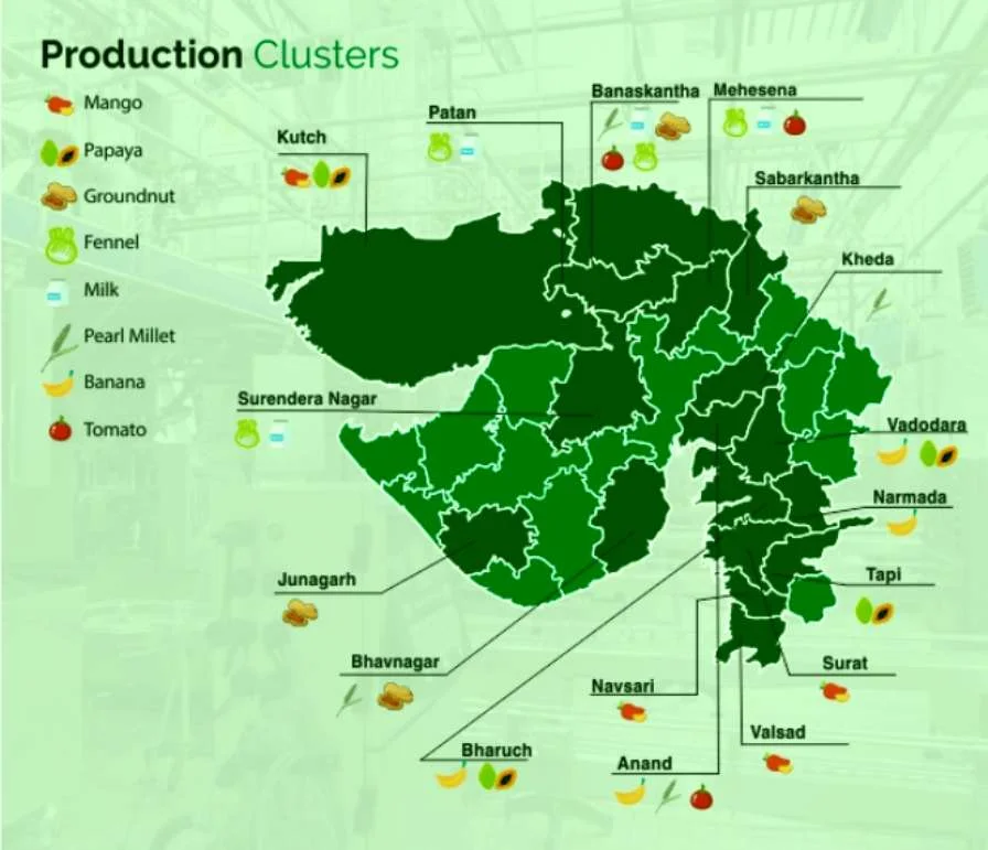 Investment opportunities in food processing sector in Gujarat Food Processing Sector in Gujarat