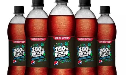 PepsiCo India launched Pepsi Black in 100% recycled PET bottles