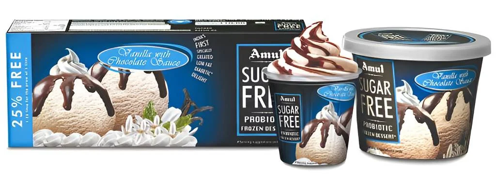 Health and Wellness: Rise of Low-Calorie and Sugar-Free Ice Cream Brands amul-sugar-free-ice-cream