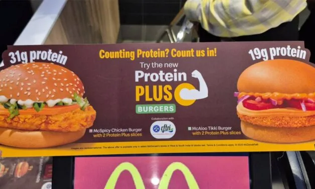 McDonald’s India launched ‘Protein Plus Slice’ in collaboration with CFTRI
