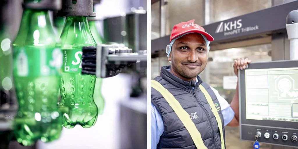coco-cola bottler has invested in cutting-edge plant engineering