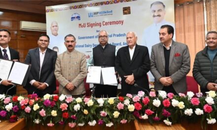 Himachal Govt, NDDB Sign Three MoUs, Strengthen Dairy Infrastructure and Farmer Incomes